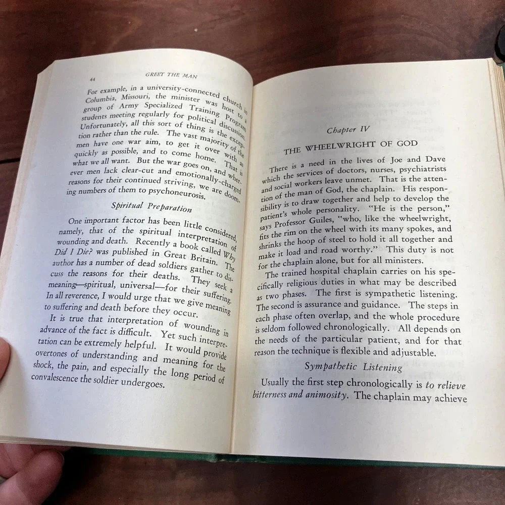 Greet The Man Harold Wilke 1945 Christian Education Press First Edition